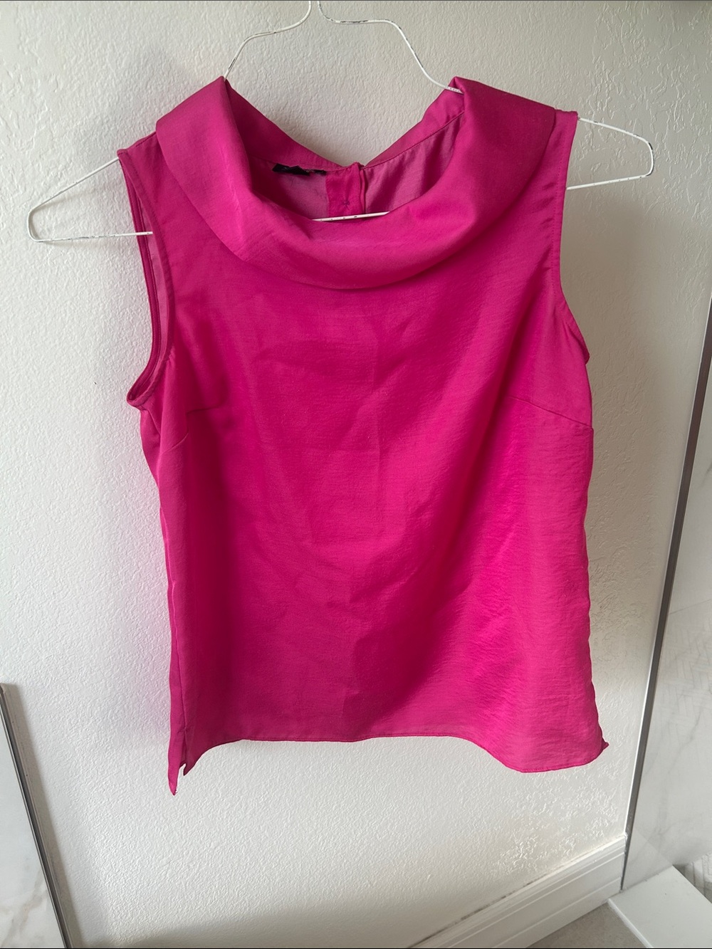 Talbots Sleeveless Cowl Neck Camisole - Fuchsia